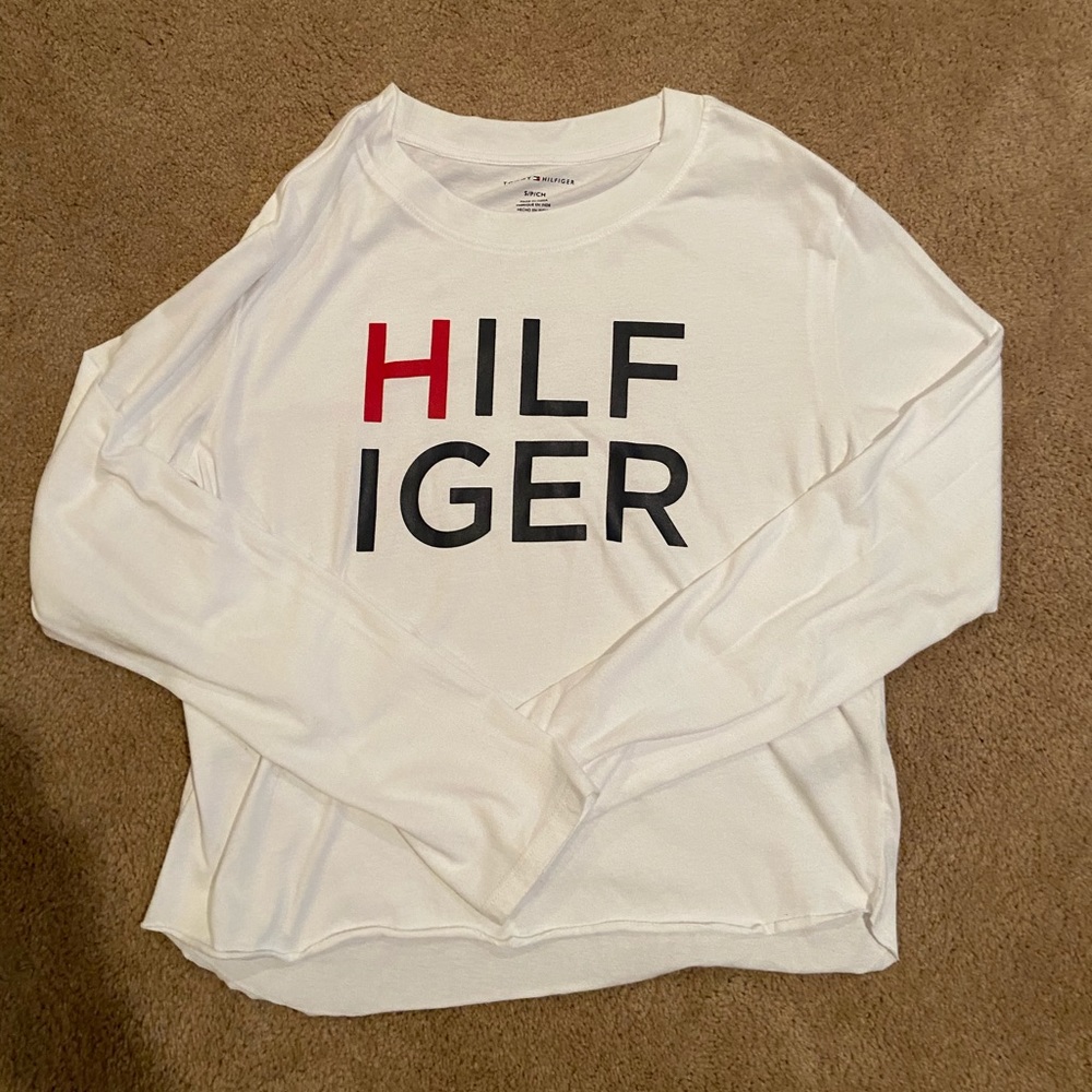 White and Blue Tommy Hilfiger Pj Set